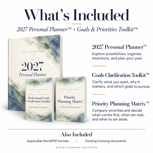 2027 Personal Planner™ + Goals & Priorities Toolkit™
