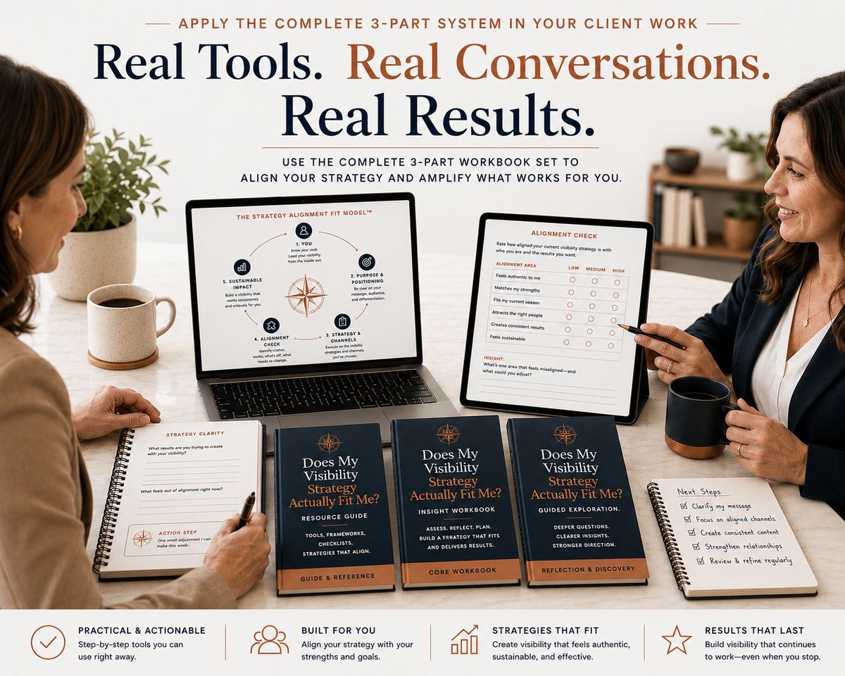 Does My Visibility Strategy Actually Fit Me?™ Complete Professional Set | Consultant-Grade PLR | Commercial Use image 3