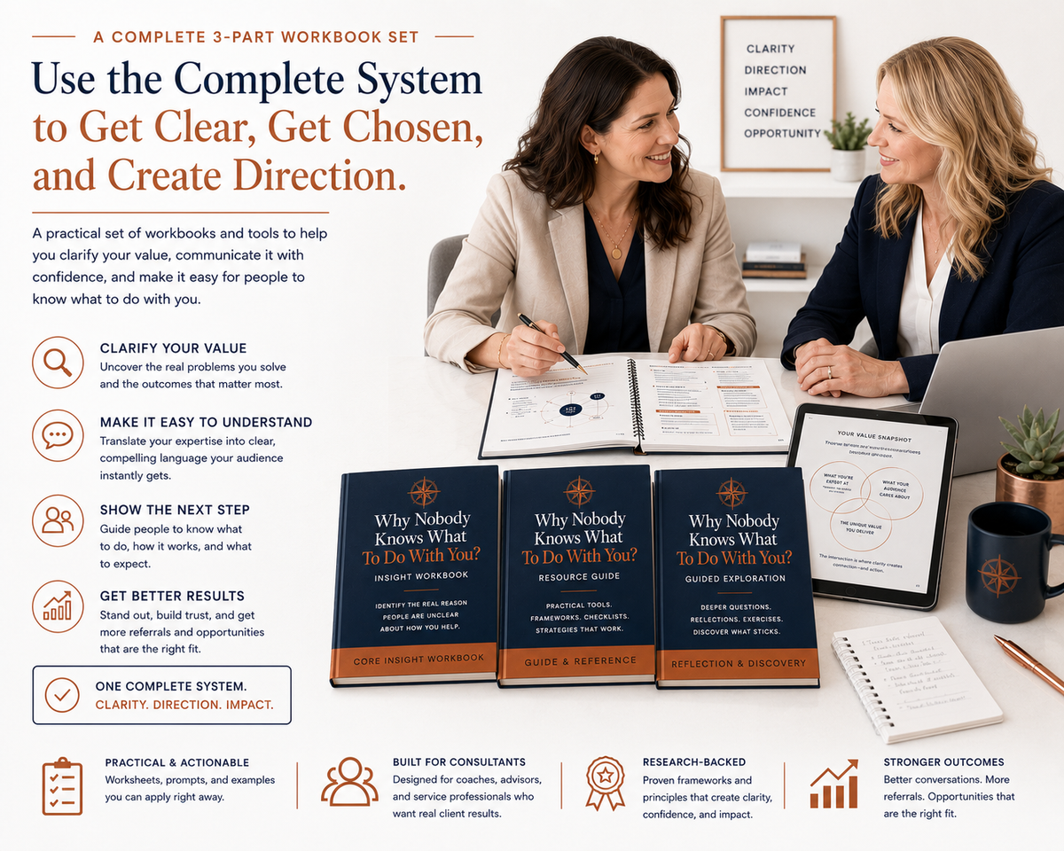 Why Nobody Knows What To Do With You?™ Complete Professional Set | Consultant-Grade PLR | Commercial Use image 3
