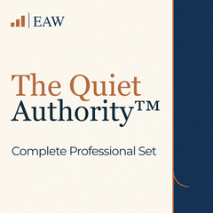 The Quiet Authority™ Complete Professional Set | Consultant-Grade PLR | Commercial Use