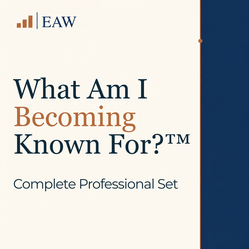 What Am I Becoming Known For?™ Complete Professional Set | Consultant-Grade PLR | Commercial Use