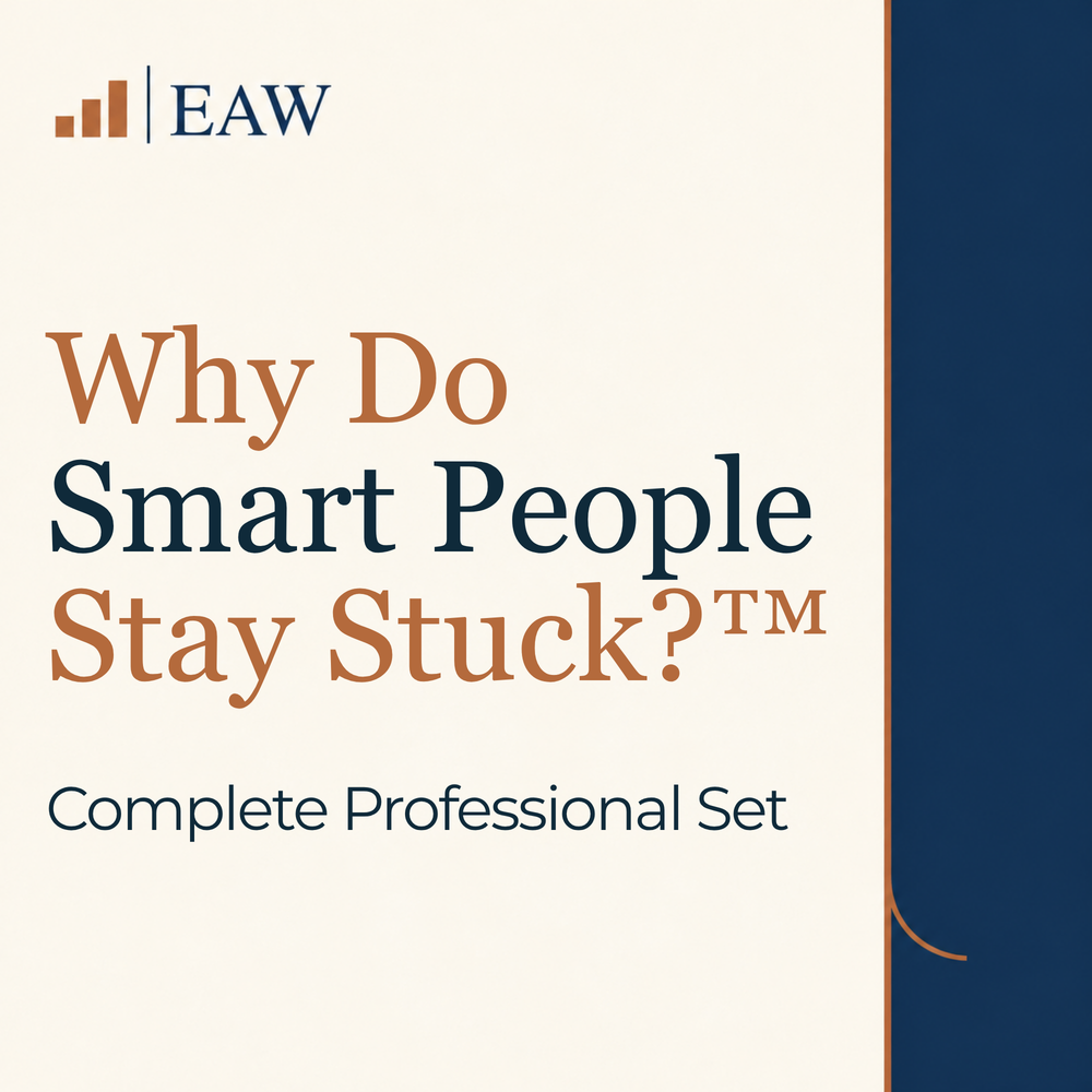 Why Do Smart People Stay Stuck?™ Complete Professional Set | Consultant-Grade PLR | Commercial Use